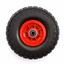 Wheel + Tyre 4.10-4 / 3.50-4 PU Wheelbarrow Trolley