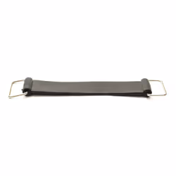 Battery Rubber Strap Fits Pitbike Dirtbike 145mm x 20mm & Metal Clips Pit Bike
