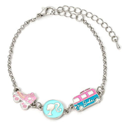 Barbie Bracelet With Three Enamel Fun Charms