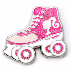 Barbie Roller Skate Pin Badge Official Licensed Product
