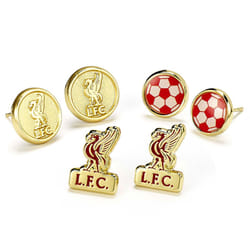 Liverpool FC Stud Earring Set Official Licensed Product
