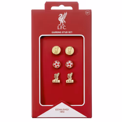 Liverpool FC Stud Earring Set Official Licensed Product