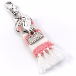 Liverpool FC Pink Bar Scarf Bag Charm Official Licensed Product