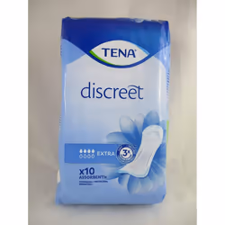 Tena Lady Extra Pads - 3 Packs of 10 (Total 30 Pads)