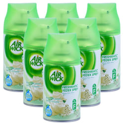 6 x Air Wick Freshmatic Max Automatic Spray Refill 250ml - White Flowers