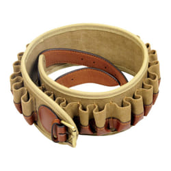 Guardian Heritage Shotgun Cartridge Belt 12g or 20g - 25 Carts Canvas Leather - 20 Gauge