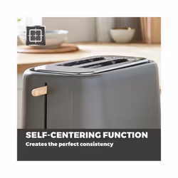 Tower Grey Kettle Toaster Scandi Grey 1.7L 3kW Cordless Rapid Boil 2 Slice