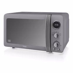 Swan Retro Digital 20L Microwave 1.5L Jug Kettle & 2 Slice Toaster Set