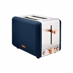 TOWER Cavaletto MIDNIGHT BLUE kettle, 2 slice toaster, bread bin, set of 3 cannisters, mug tree and towel pole