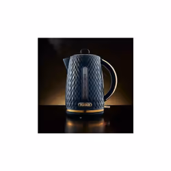 Tower Stylish Kitchen EMPIRE Midnight BLUE 1.7L 3kW Jug Kettle, 4 Slice Toaster
