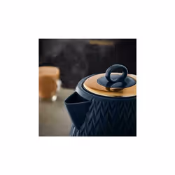Tower EMPIRE Midnight BLUE 1.7L Kettle, 4 Slice Toaster, Canisters and Breadbin