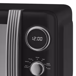 SWAN Black 1.7L Jug Kettle, 4 Slice Toaster & Digital Microwave 800W