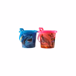 Blue Shark And Pink Dolphin Bucket And Spade Sets - Beach Toy (Set of 2)