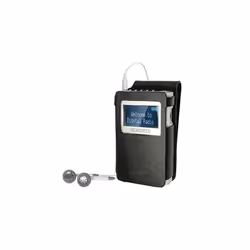 U3149 -PU Leather Case Compatible with Roberts Sports DAB 5 Radio âBlack