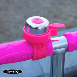 Scooters | Bike/Scooter Plain Handlebar Bell | Kids Bike Accessories | Loud | Waterproof | Boys & Girls | Pink