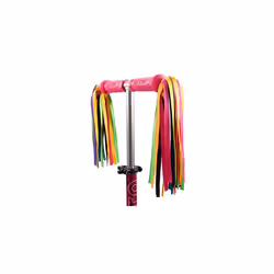 Scooters | Eco Scooter/Bike Ribbons | Handlebar Streamers Tassels | Waterproof | Boys & Girls | Rainbow
