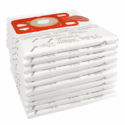 NUMATIC 604015 NVM-1CH Hepaflo Henry Dust Bags,White, Pack of 10