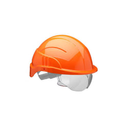 Centurion - VISION PLUS SAFETY HELMET ORANGE C/W INTEGRATED VISOR - Orange