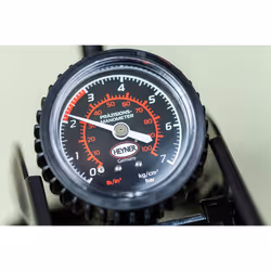 HEYNER Premium Pedalpower Pro foot air pump with gauge 7 BAR 100PSI