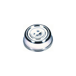 Genware NEV-21483 Plate Cover, Round, Stainless Steel