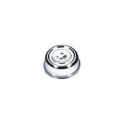 Genware NEV-21683 Plate Cover, Round Stainless Steel, For 10" Plates