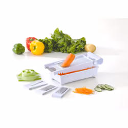 Vinsani 6 in 1  Kitchen Mandoline Slicer  Grater Cheese Chocolate Vegetable Cutter Spiralizer