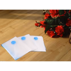 Vinsani 4 PC Large Vacuum Travel Reusable Storage Bag 50 X 70 CM Space Saver with Valve