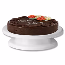 Vinsani 10.8" Dessert Cake Decorating Turntable Stand, 360 Degree Rotating Icing Turntable Display Stand Non-Slip Base - Whi ...