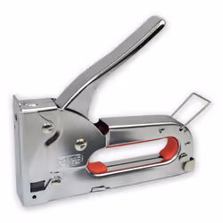 Vinsani Heavy Duty Stainless Steel Metal Stapler Tacker Gun with 100 Staples - Silver