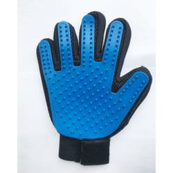 Vinsani [Blue] Pet Grooming Glove Brush Massager, Pet Hair Remover Mitt Deshedding Glove - Perfect for Dogs & Cats with Long & Short Fur