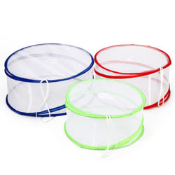 VinsaniÂ® Set of 3 [15", 13.5" & 12"] Reusable Collapsible Pop-Up Mesh Screen Food Covers