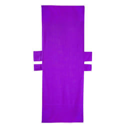 Vinsani Sun Lounger Beach Towel Carry With Pockets Bag For Holiday Summer Garden - Purple