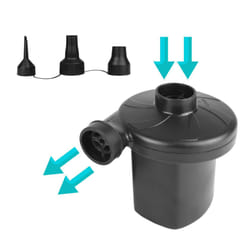 VinsaniÂ® 240V Electric AC Air Pump for Paddling Pools Airbeds Inflatables - Black