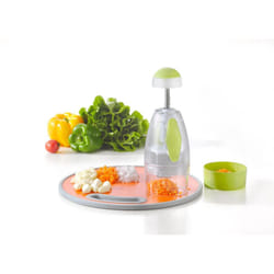 PACK OF 2 Kitchen Rotated Holder Onion Vegetable Fruit Chopper Cutter