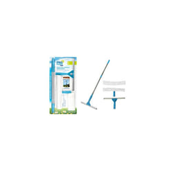 Pro Kleen Telescopic Window Cleaner Kit Cleaning Kit Equipment Extendable Pole Soft Window Cleaner Mop Squeegee Head Cleaning Indoor Outdoor Glass