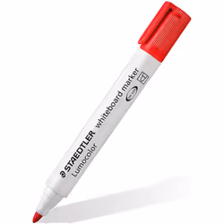 STAEDTLER 351 WP4 Lumocolour Whiteboard Marker with Bullet Tip, Multicolour, Pack of 4