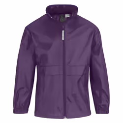 B&C Childrens Sirocco Lightweight Jacket / Childrens Jackets - 3/4, Purple