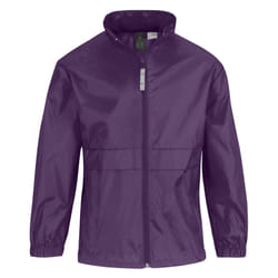B&C Childrens Sirocco Lightweight Jacket / Childrens Jackets - 3/4, Purple