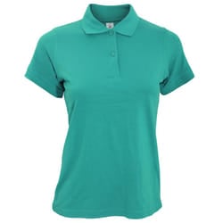B&C Safran Pure Ladies Short Sleeve Polo Shirt - S, Real Turquoise