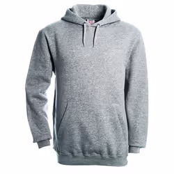 B&C Mens Hooded Sweatshirt / Hoodie - 2XL, Heather Grey