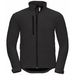 Russell Mens Water Resistant & Windproof Softshell Jacket - 4XL, Black