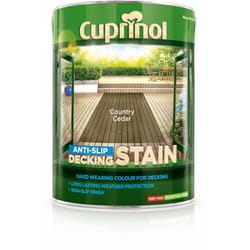 Cuprinol 5097039 Anti-Slip Decking Stain Exterior Woodcare, Country Cedar