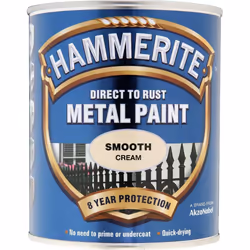 Hammerite Direct to Rust Metal Paint Smooth Finish Frosted Glass 750ml
