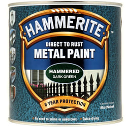 Hammerite Hammered Direct to Rust 2.5L Dark Green