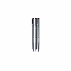 0.8 mm Pigment Liner Fineliner Sketching Drawing Drafting Pens Pack of 3