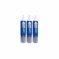 Pentel Pen (ZL31) Micro Correct Correction Pen White Fluid Tipp Ex White Out Orginal Metal Tip - 12ml (Pack Of 3)