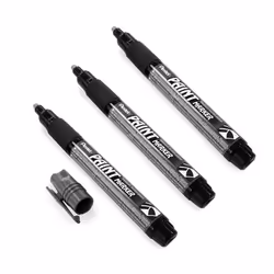 Pentel Permanent Cellulose Paint Marker Pens - MMP20 - Pack of 3 - Grey