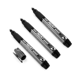 Pentel Permanent Cellulose Paint Marker Pens - MMP20 - Pack of 3 - Grey