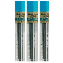 Pentel 0.7mm Size HB Shade Hardness Pencil Refill Replacement Spare Le