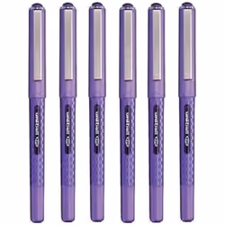 Uni Ball Eye Designer Violet Rollerball Pen Fine 0.7mm Nib Tip 0.5mm Line Width Designer Series Quick Drying Pigment Ink UB-1 ...